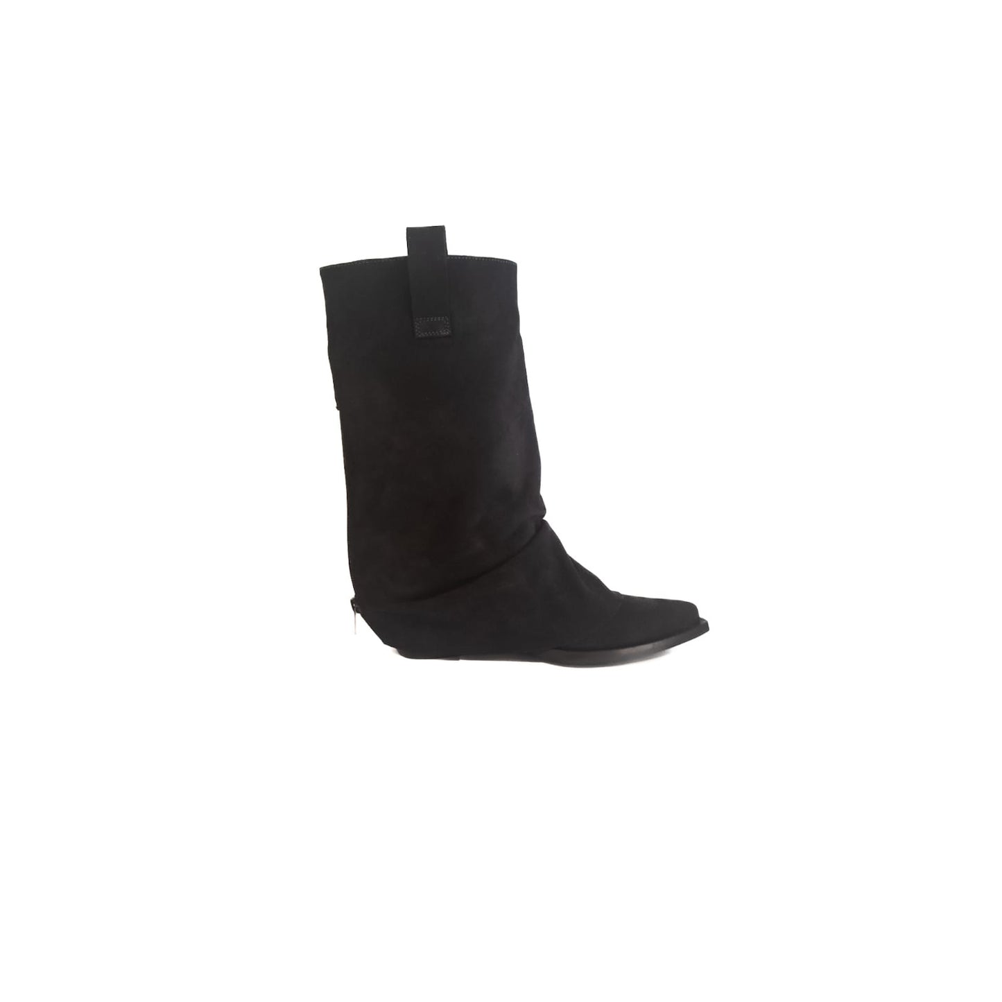 Farmerette Suede Flare Cowgirl Boots (Moro)